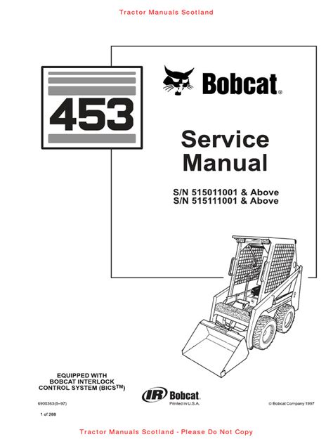 bobcat 453 skid steer specs|bobcat 453 manual.